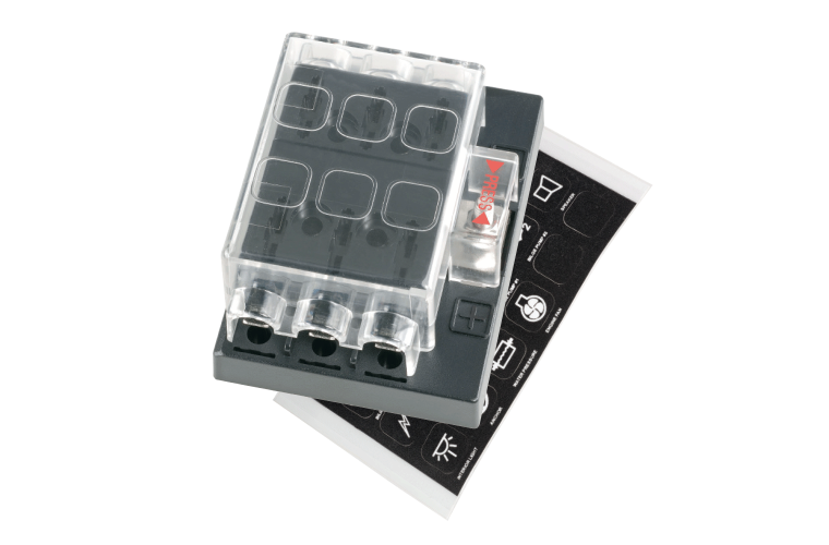 Narva Fuse Block ATS 6 Way With Cover 54431