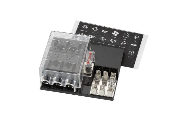 Narva Fuse Block ATS With Ground 6 Way 54440