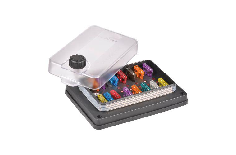 Narva Weatherproof ATS Fuse Box With LED 10 Way 54445BL