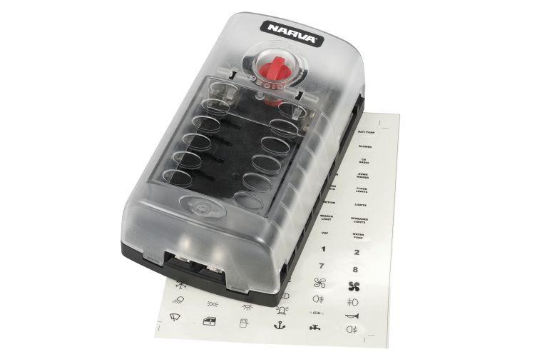 Narva Blade ATS Fuse Box With Cover 12 Way 54450BL