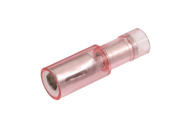 Narva Terminal Female Bullet Red 4mm (10Pk) 56051BL