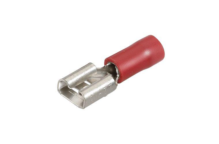 Narva Terminal Female Blade Red 6.3mm (100Pk) 56134
