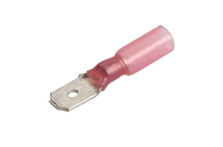 Narva Terminal Male Blade Red 6.3mm (50Pk) 56320