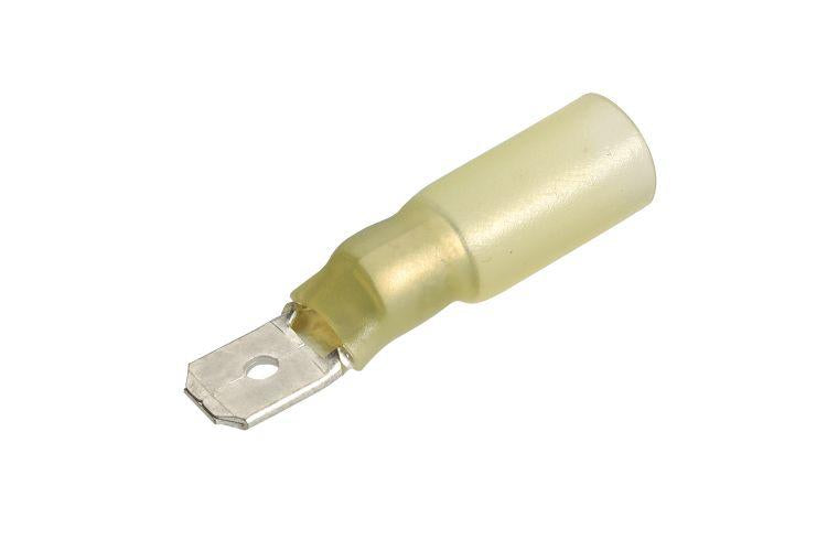 Narva Terminal Male Blade Yellow 6.3mm (50Pk) 56324