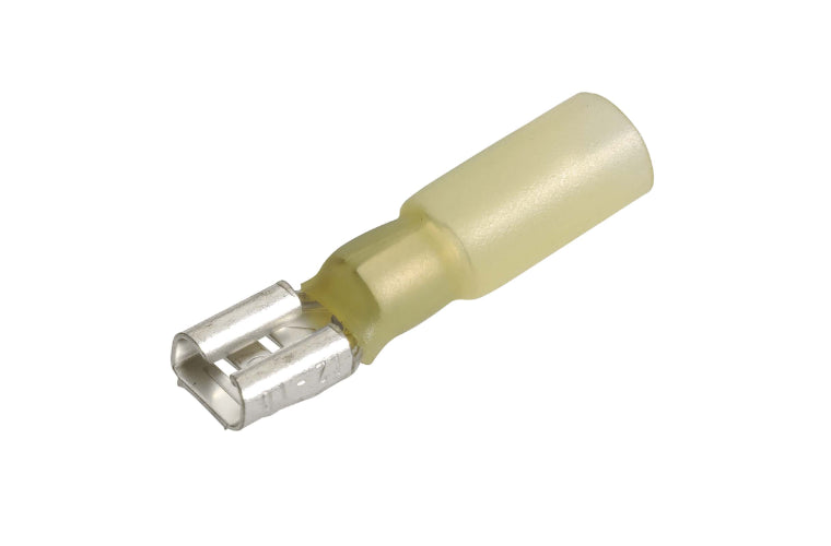 Narva Terminal Female Blade Yellow 6.3 x 0.8mm (15Pk) 56332BL