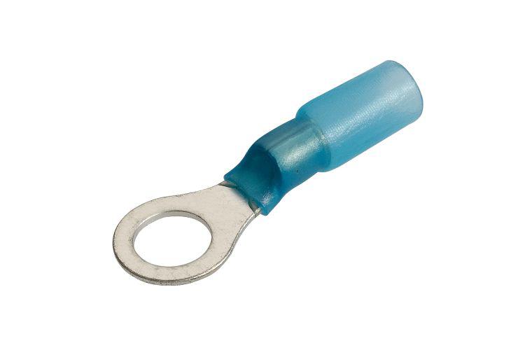 Narva Terminal Ring Blue 6.3mm (50Pk) 56366