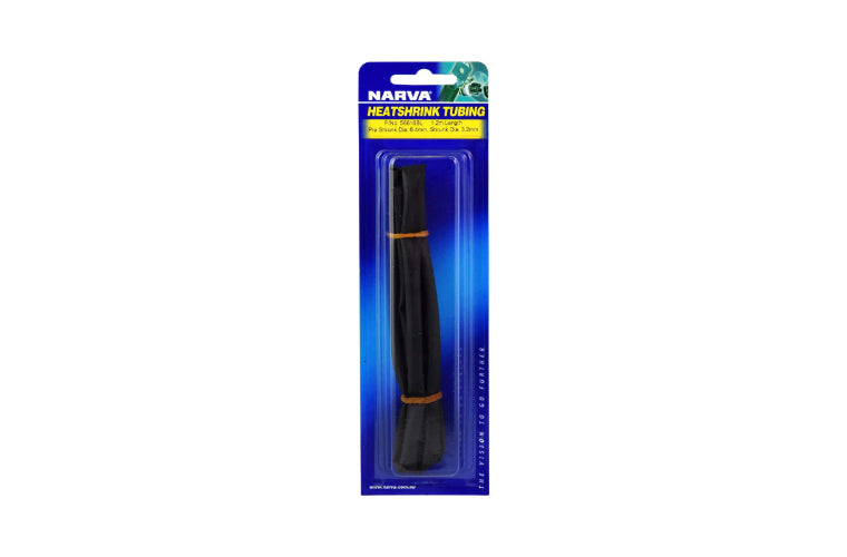 Narva Heat Shrink 4.8mm x 1.2m Black 56616BL