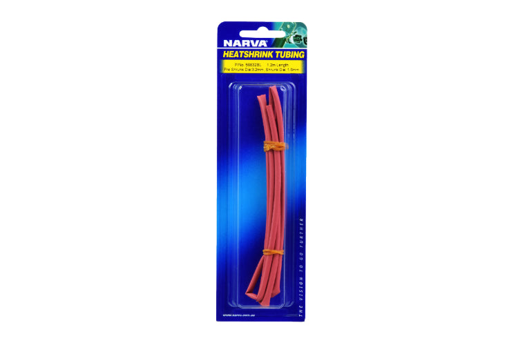 Narva Heat Shrink 1.2M Red 56632BL