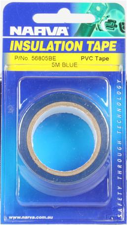 Narva PVC Insulation Tape 19mm x 5m Blue 56805BE