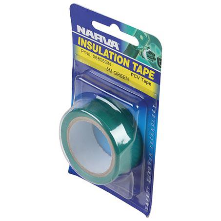 Narva PVC Insulation Tape 19mm x 5m Green 56805GN