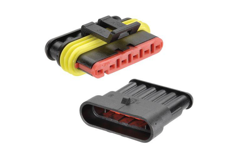 Narva 6 Way Waterproof AMP Connector Housing Kit 57521BL