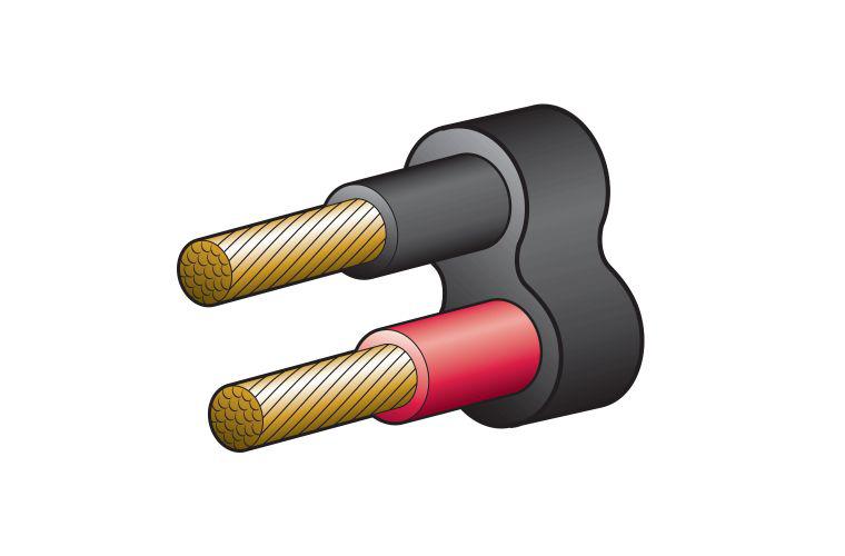 Narva Battery Cable 8 AWG Twin Core 5m Black/Red 5808-5TW