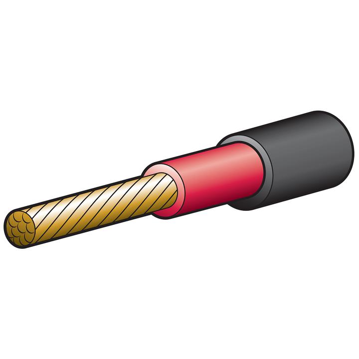 Narva 6mm Double Insulated Single Core Cable Red/Black 50A 100m 5816-100DI
