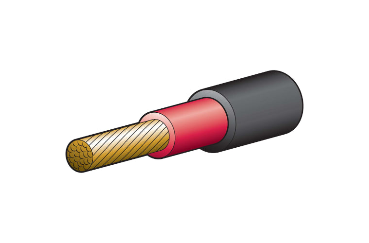 Narva 6mm Double Insulated Single Core Cable Red/Black 50A 100m 5816-100DI