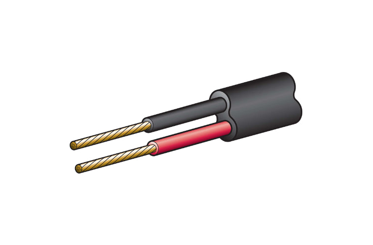 Narva 2mm Twin Core Sheathed Cable Red/Black 5A 100m 5822-100TW