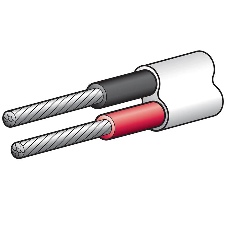 Narva Cable Twin Sheath 15A 4mm x 30m Red/Black 5824M-30TW