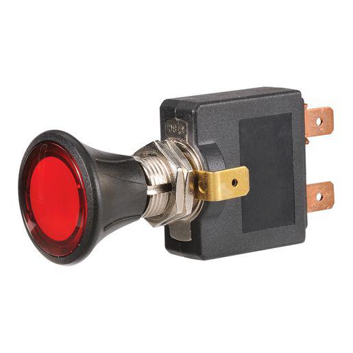 Narva Switch Push/Pull Illuminated On Off LED Red 60025BL