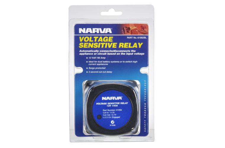Narva Relay Voltage Sensitive 12V 140A 61092BL