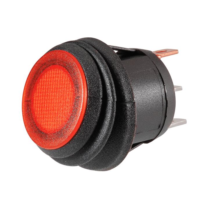 Narva Rocker Switch 12V 20A Red LED On Off 62039BL