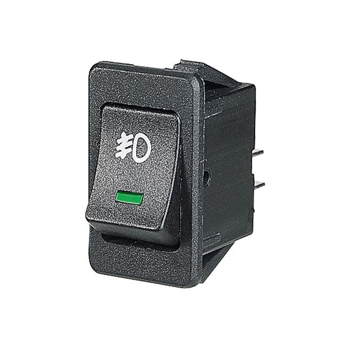 Narva Rocker Switch Fog LED Green 63027BL