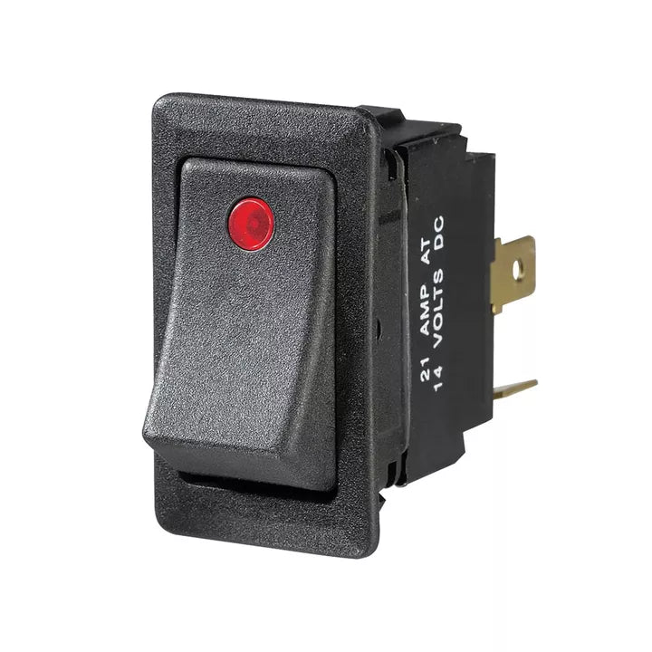 Narva Switch Rocker Illuminated On Off HD Red 63047BL