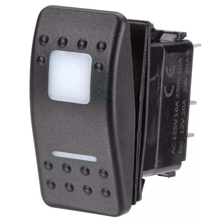 Narva Switch Rocker Illuminated On Off Red 63158BL