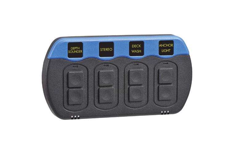 Narva Marine Waterproof Switch Panel 12-24V 63198BL