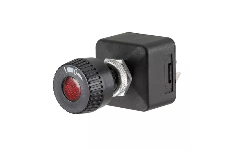 Narva Switch Rotary SPST 15A On Off 63206BL