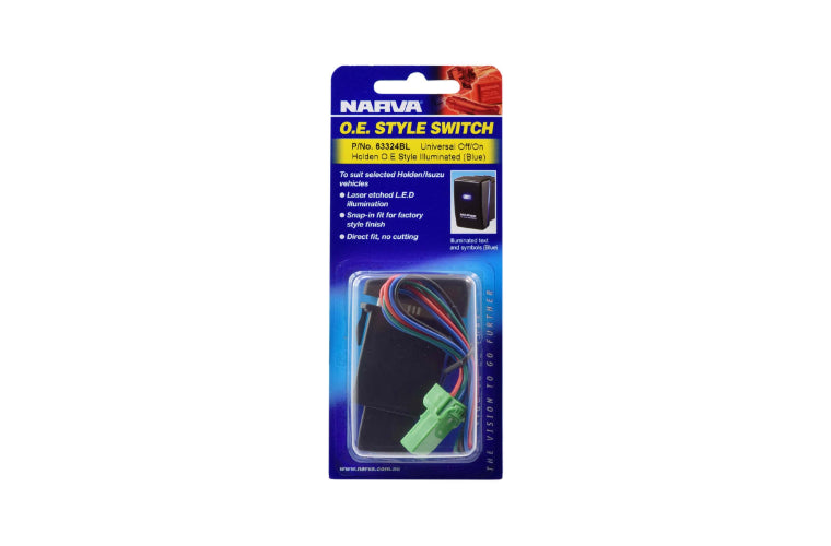 Narva Holden/Isuzu OE Style Blank Switch 12V 63324BL
