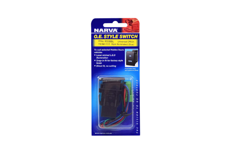 Narva Holden/Isuzu OE Style Blank Switch 12V 63336BL