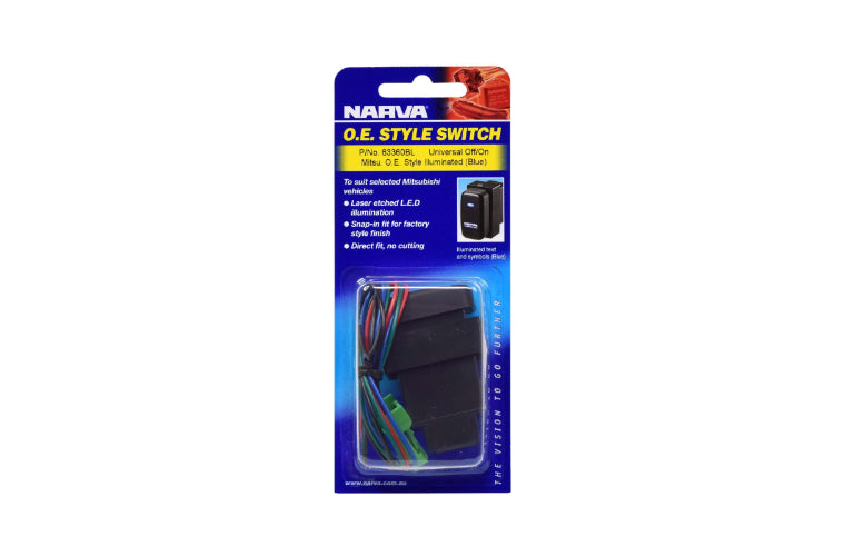 Narva Mitsubishi OE Style Blank Switch 12V 63360BL
