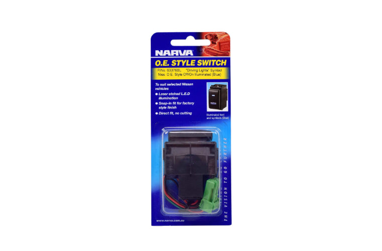 Narva Nissan OE Style Driving Lights Switch 12V 63376BL