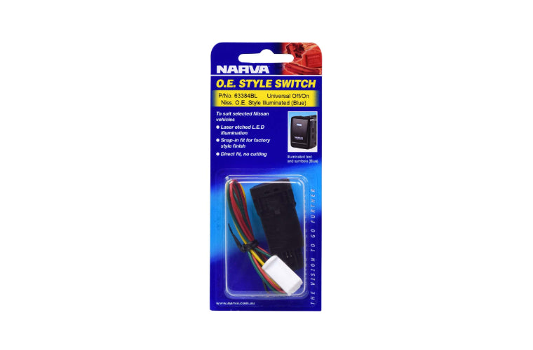 Narva Nissan OE Style Blank Switch 12V 63384BL