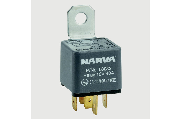 Narva Relay Normally Open With Diode 12V 5 Pin 40A 68032