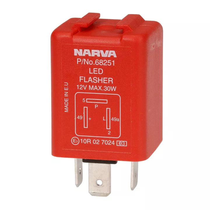 Narva Flasher Unit LED 12V 3 Pin 68251BL