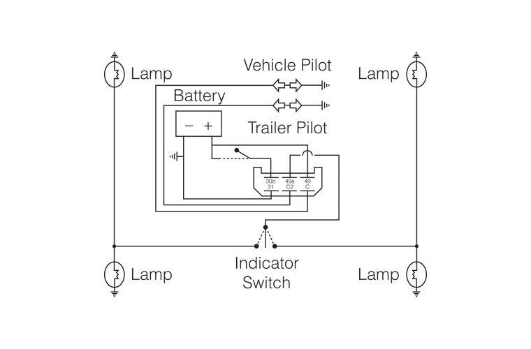 Narva Relay HD Electronic Flasher 24V 6 Pin 68269BL