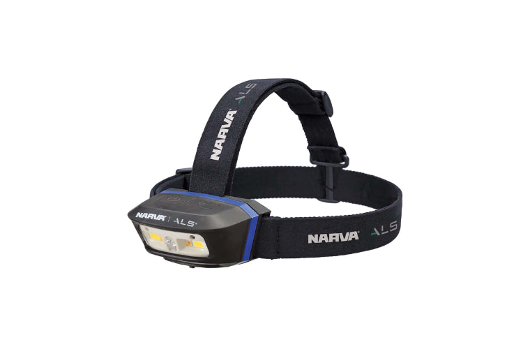 Narva LED Rechargeable ALS Head Lamp With Green & Red Functions 250 Lumens 71427