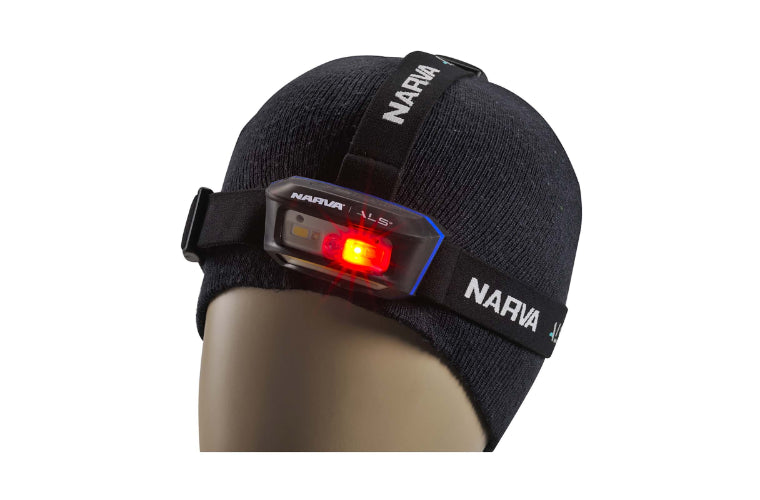 Narva LED Rechargeable ALS Head Lamp With Green & Red Functions 250 Lumens 71427