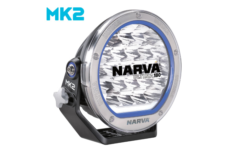 Narva Ultima 180 MK2 LED Light Satin Driving Light 180mm 9-33V 120W 5700K 71730S