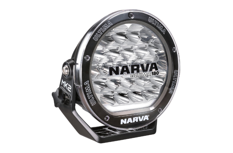 Narva Ultima 180 MK2 LED Black Driving Light Kit 180mm 9-33V 120W 5700K 71732BK