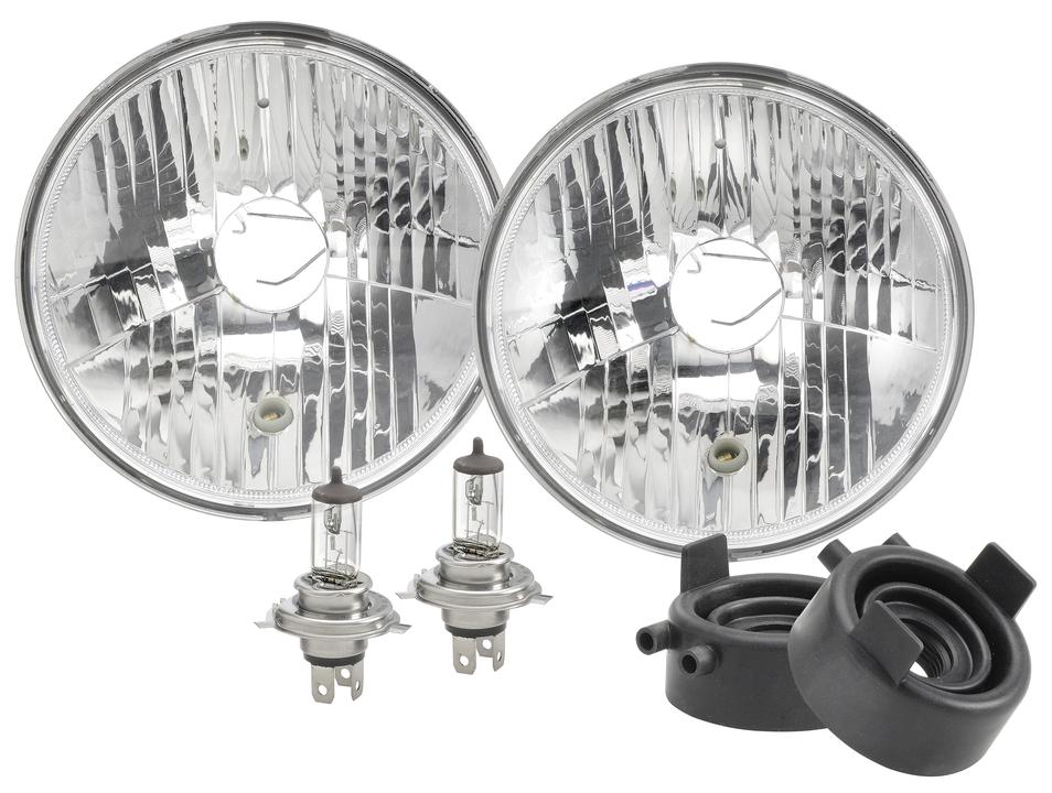 Narva 7"" H4 Free Form Halogen Headlamp Conversion Kit 12V 60/55W - 72002