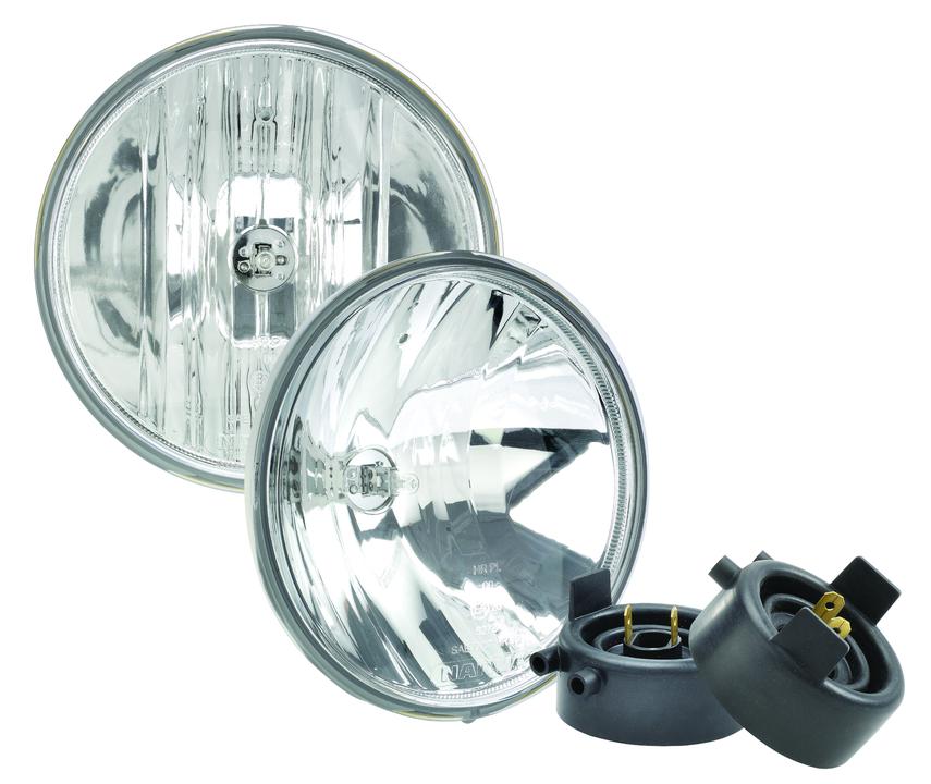 Narva 7"" H1 Free Form High Beam Halogen Headlamp Conversion Kit 12V 55W - 72006