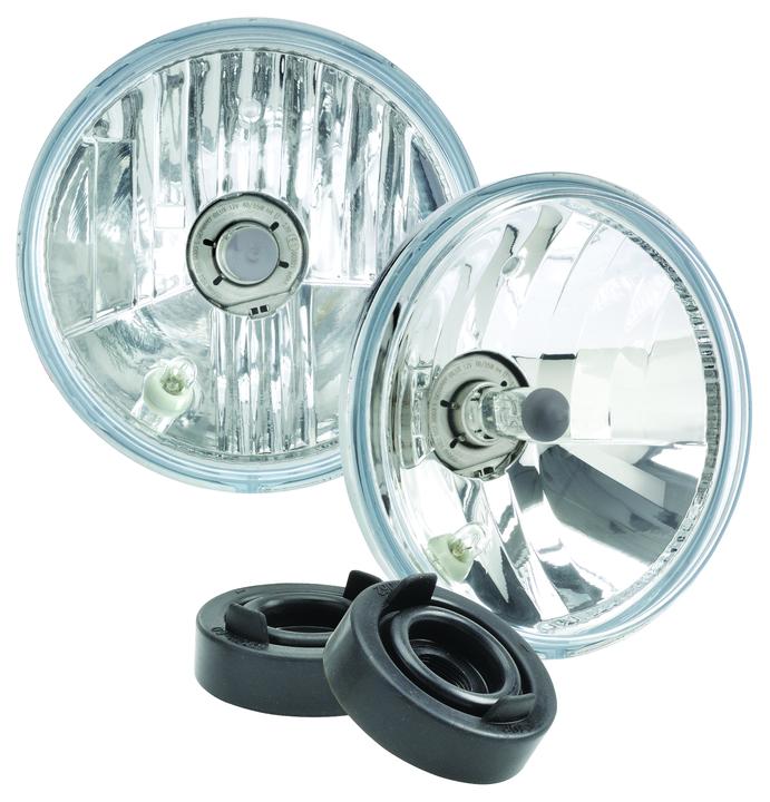 Narva 5 3/4"" H4 Free Form Halogen Headlamp Conversion Kit 12V 100/55W - 72010
