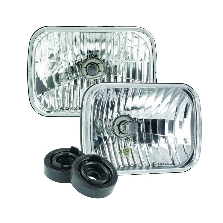 Narva H4 200X142mm Free Foam Halogen Headlamp Conversion Kit 12V 60/55W - 72026