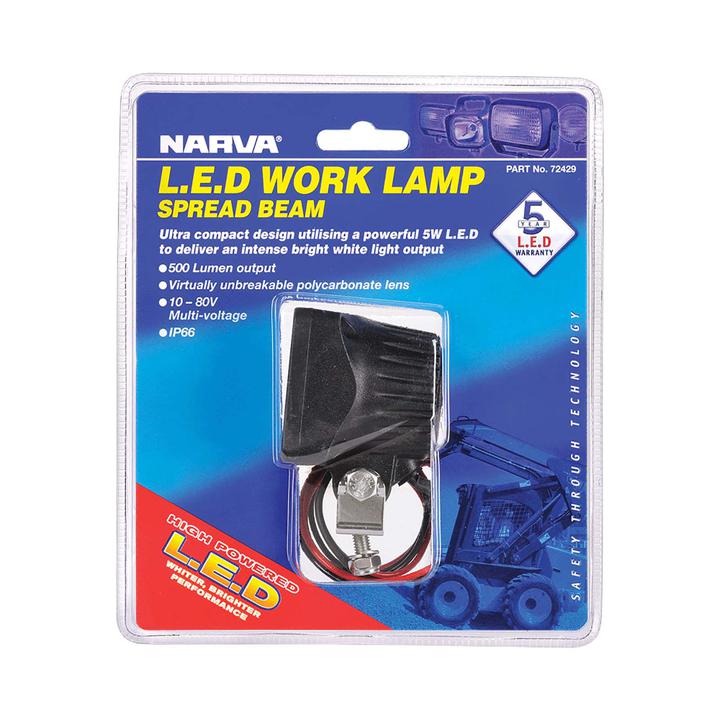 Narva LED Narrow Work Lamp 9-80V 5W 72429