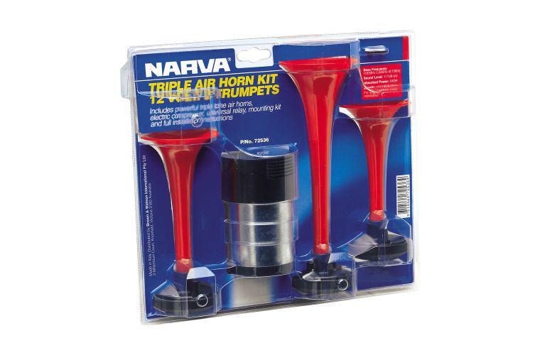 Narva Horn Triple Air Kit 12V 72536