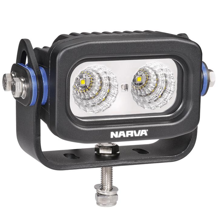 Narva Heavy Duty LED Work Light Lamp Square Flood Beam 1800 Lumens 12/24V (Single) 72709