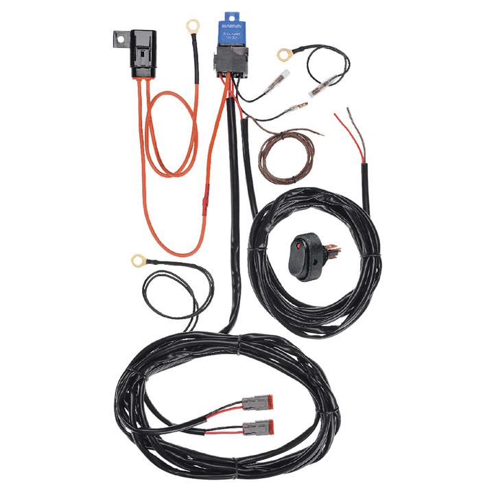 Narva Driving Light & Light Bar Harness with Red LED Off/On Rocker Switch 12V (10Pk) 74401/10