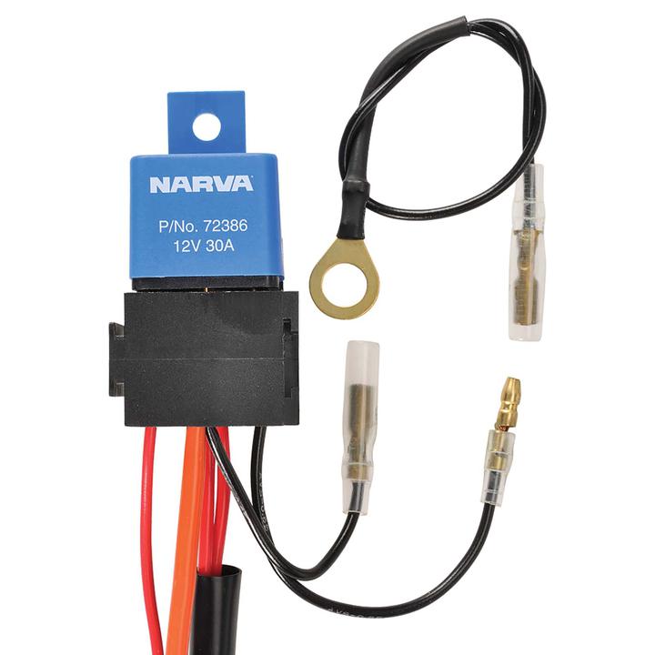 Narva Driving Light & Light Bar Harness with Red LED Off/On Rocker Switch 12V (10Pk) 74401/10