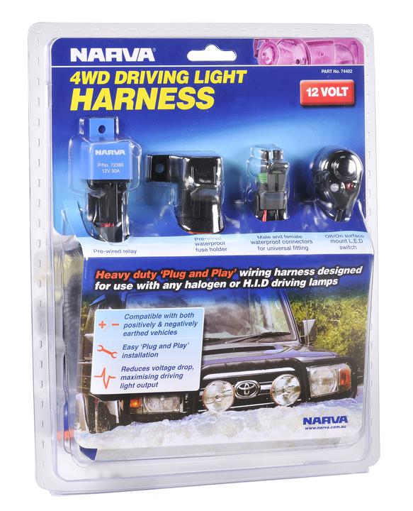 Narva Driving Light Harness 12V - 74402